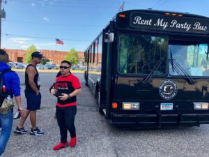 Customer photo from a party bus rental review by Dan Yaj