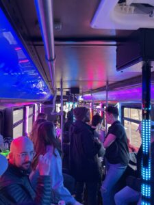Customer photo from a party bus rental review by Abby Winn (Abby)