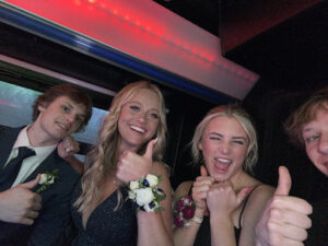 Customer photo from a party bus rental review by Parker Wellmann