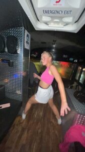 Customer photo from a party bus rental review by Grace Ruud