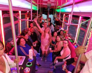 Customer photo from a party bus rental review by Dulce Alquicira