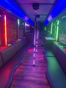 Customer photo from a party bus rental review by Maura Lapham