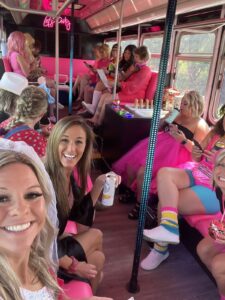 Customer photo from a party bus rental review by Megan Ives