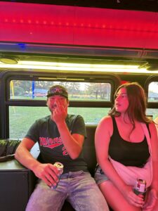 Customer photo from a party bus rental review by J W