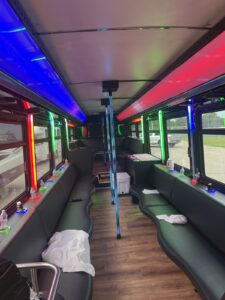 Customer photo from a party bus rental review by Connor McClain
