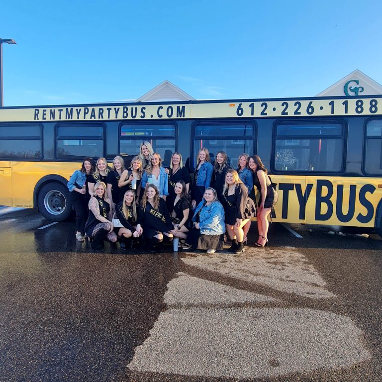Bachelorette Party Bus, party bus rental in Minneapolis and St Paul MN