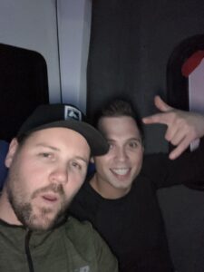 Customer photo from a party bus rental review by Garrett Hendrickson