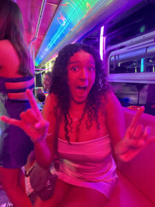 Customer photo from a party bus rental review by Evelyn Albright