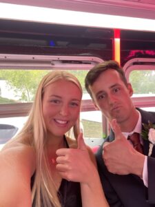 Customer photo from a party bus rental review by Macy Sunnarborg