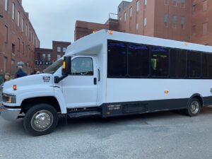 Customer photo from a party bus rental review by Merry Richards