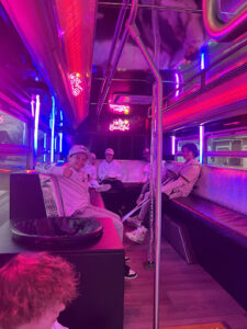 Customer photo from a party bus rental review by Tom Young