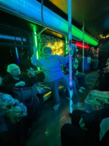Customer photo from a party bus rental review by Nakia