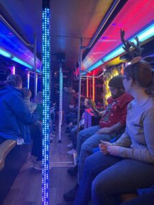 Customer photo from a party bus rental review by Astrid Michelle