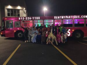Customer photo from a party bus rental review by Allison Lake