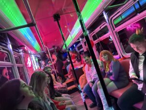 Customer photo from a party bus rental review by Jack McCann