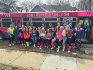 Customer photo from a party bus rental review by Amy Sawyer