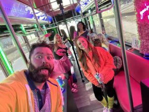 Customer photo from a party bus rental review by Craig Kaiser