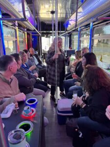 Customer photo from a party bus rental review by Kristy Crowley