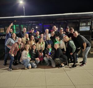 Customer photo from a party bus rental review by Wanda Sigurdson