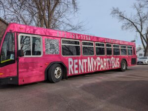 Customer photo from a party bus rental review by Beverly Swenson