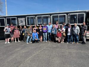 Customer photo from a party bus rental review by Erin Moneypenny