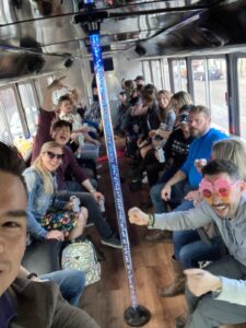 Customer photo from a party bus rental review by Can Le