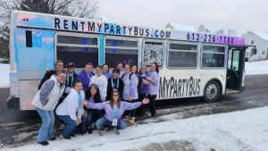 Customer photo from a party bus rental review by kelli waska