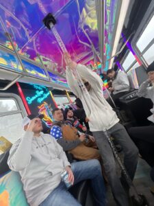 Customer photo from a party bus rental review by Joey Eckhoff