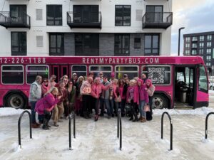 Customer photo from a party bus rental review by Lori Lake