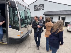 Customer photo from a party bus rental review by Peder Lehrke