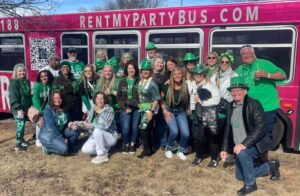 Customer photo from a party bus rental review by Becky Donahue