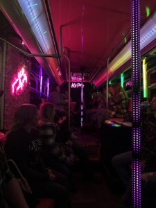 Customer photo from a party bus rental review by Sydney Smith