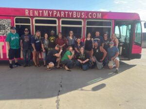 Customer photo from a party bus rental review by Kathy Kittelson