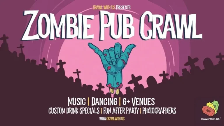 Zombie Pub Crawl, party bus rental in Minneapolis and St Paul MN