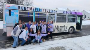 Customer photo from a party bus rental review by Julie Lerud
