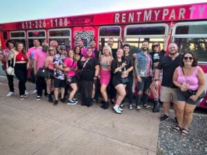 Customer photo from a party bus rental review by Brooke Barta