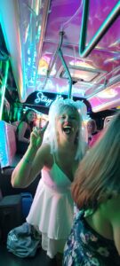 Customer photo from a party bus rental review by Julie Pribble