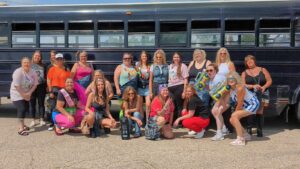 Customer photo from a party bus rental review by Crissi Schulz
