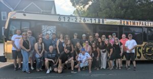 Customer photo from a party bus rental review by Jennifer Glaim