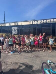Customer photo from a party bus rental review by Kyla Heinsch