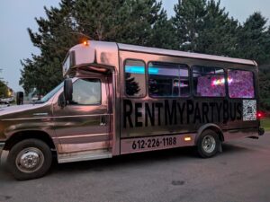 Customer photo from a party bus rental review by Angela Ferraro