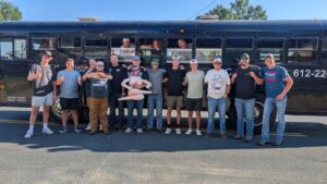 Customer photo from a party bus rental review by Bill Anderson
