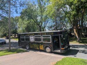 Customer photo from a party bus rental review by Anna Decker