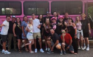 Customer photo from a party bus rental review by Darian Grubb