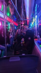 Customer photo from a party bus rental review by Michelle McFee