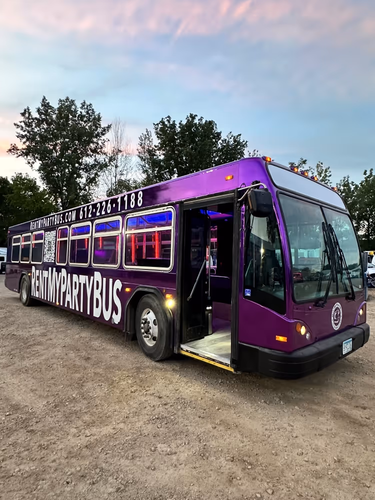 Purple Rain Party Bus 1 MN