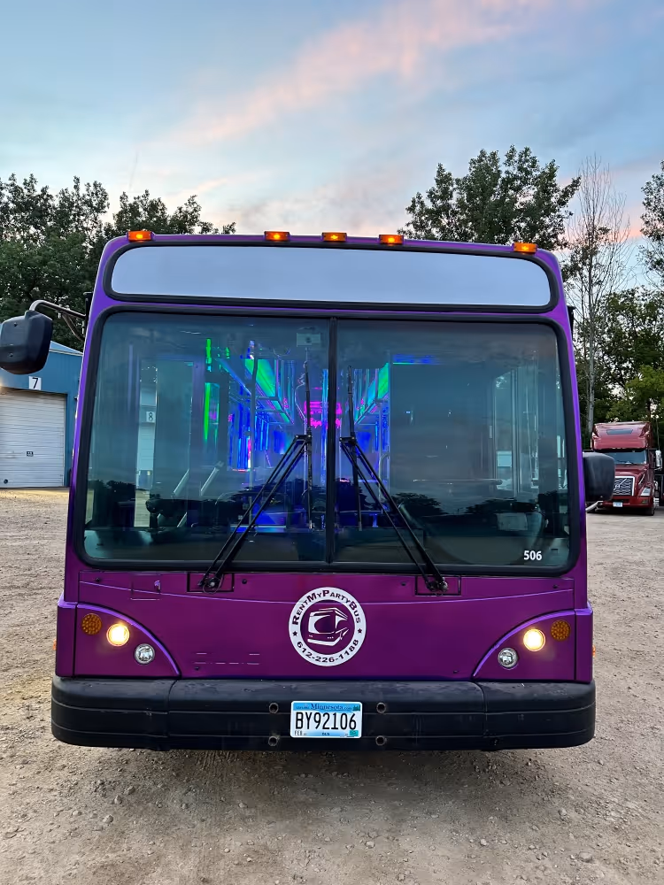 Purple Rain Party Bus 2 Minnesota