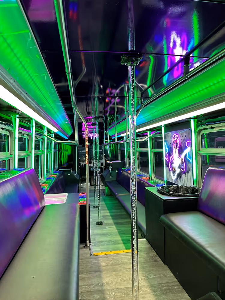 Purple Rain Party Bus 21 Birthday