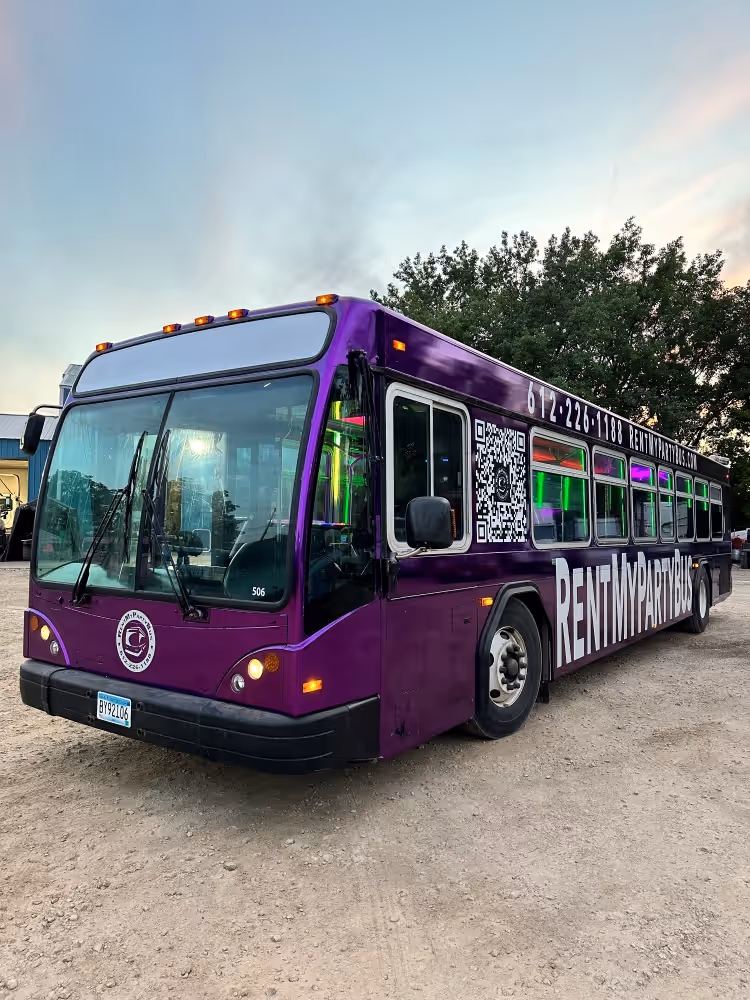 Purple Rain Party Bus 3 Minneapolis
