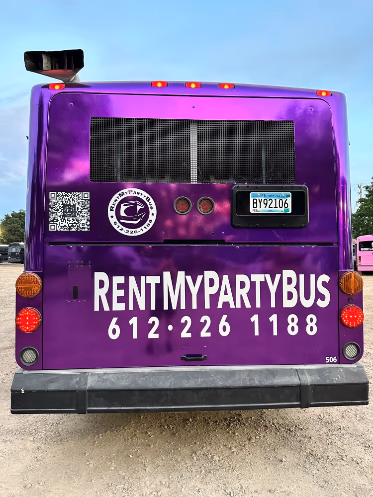 Purple Rain Party Bus 5 Minneapolis MN